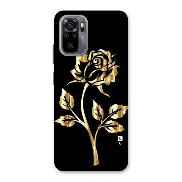 Gold Rose Back Case for Redmi Note 10