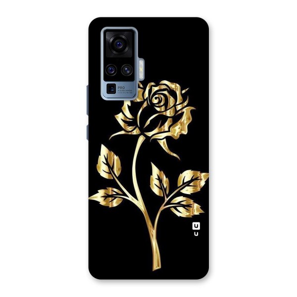 Gold Rose Back Case for Vivo X50 Pro