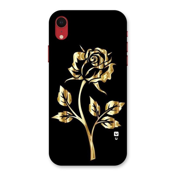 Gold Rose Back Case for iPhone XR