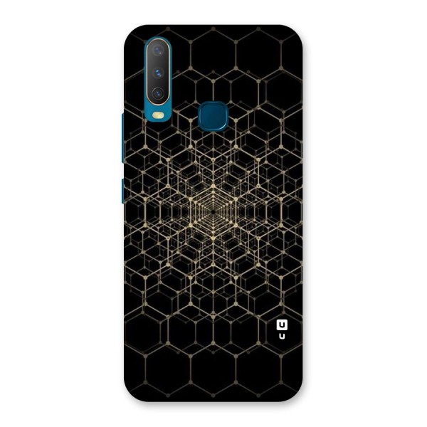 Gold Web Back Case for Vivo Y15