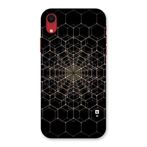 Gold Web Back Case for iPhone XR