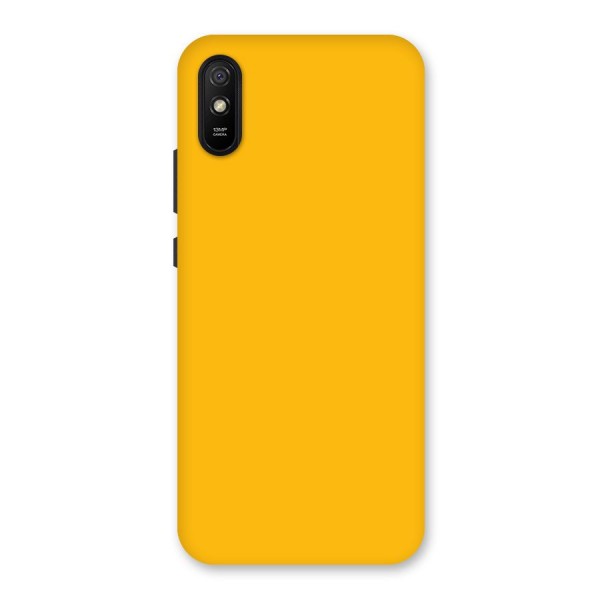 Gold Yellow Back Case for Redmi 9i