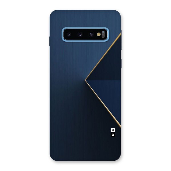 Golden Blue Triangle Back Case for Galaxy S10