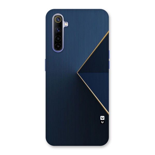 Golden Blue Triangle Back Case for Realme 6