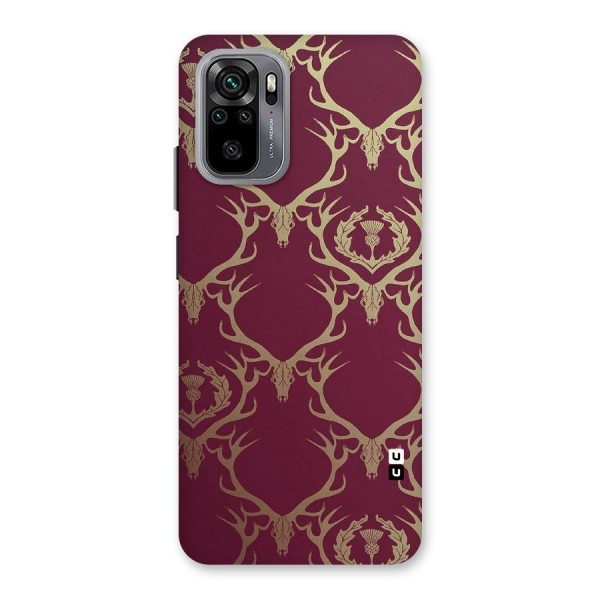 Golden Bull Design Back Case for Redmi Note 10