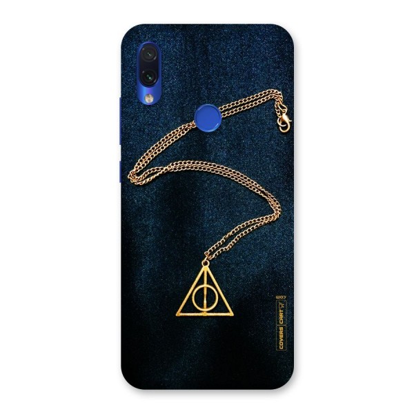 Golden Chain Back Case for Redmi Note 7