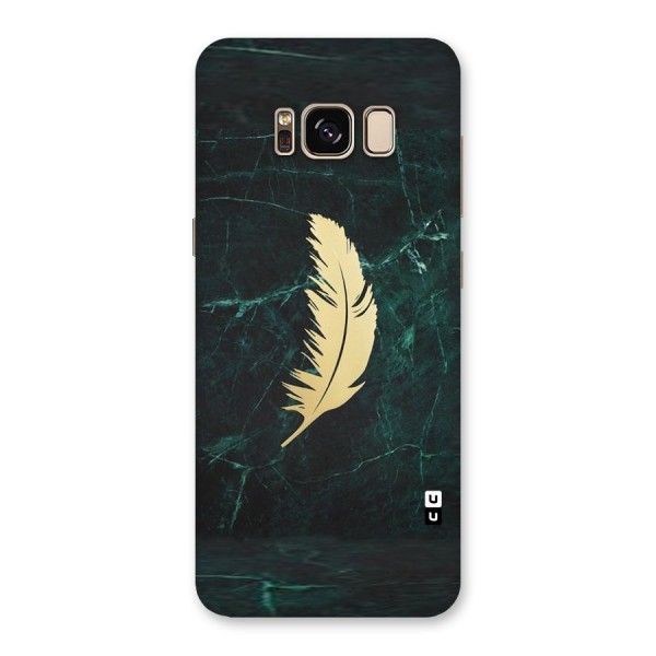 Golden Feather Back Case for Galaxy S8