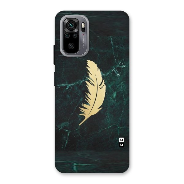 Golden Feather Back Case for Redmi Note 10