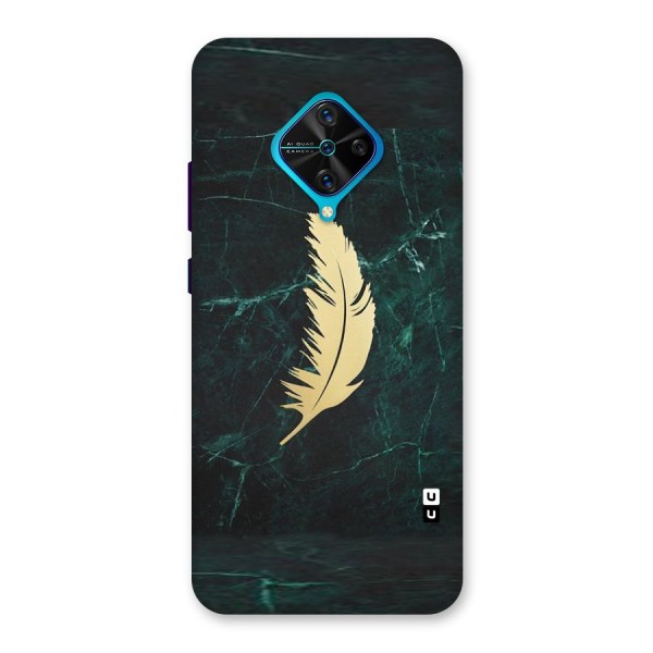 Golden Feather Back Case for Vivo S1 Pro