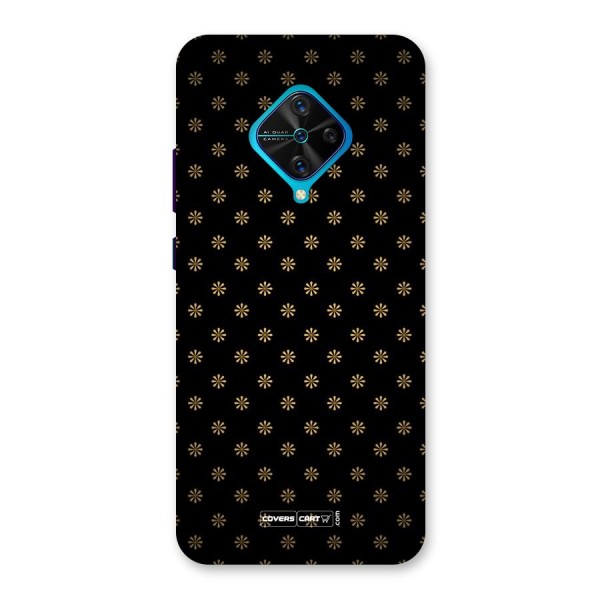 Golden Flowers Back Case for Vivo S1 Pro