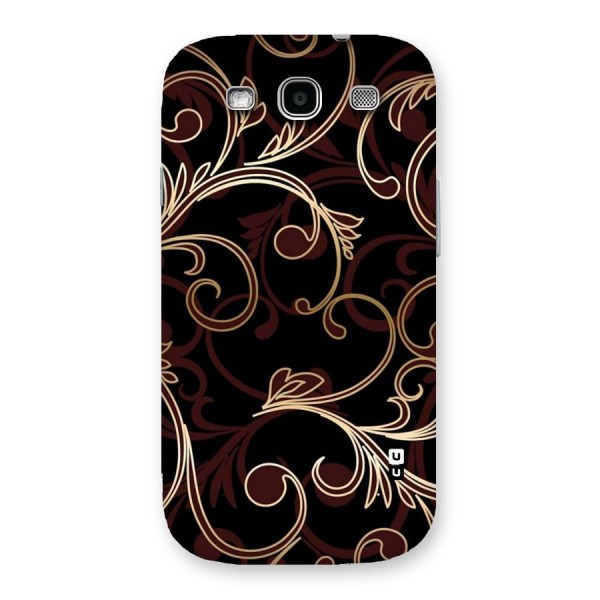 Golden Maroon Beauty Back Case for Galaxy S3 Neo