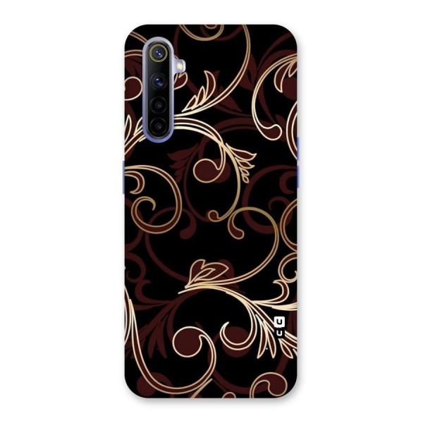 Golden Maroon Beauty Back Case for Realme 6