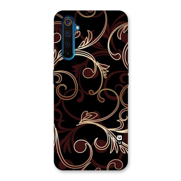 Golden Maroon Beauty Back Case for Realme 6 Pro