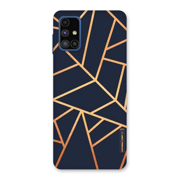 Golden Pattern Back Case for Galaxy M51