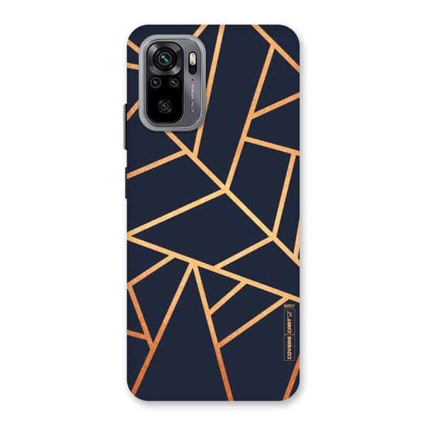 Golden Pattern Back Case for Redmi Note 10