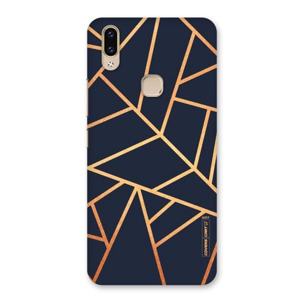 Golden Pattern Back Case for Vivo V9