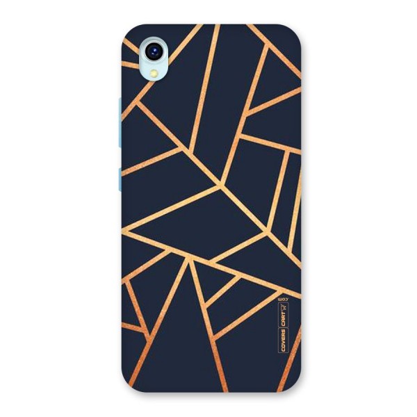 Golden Pattern Back Case for Vivo Y1s