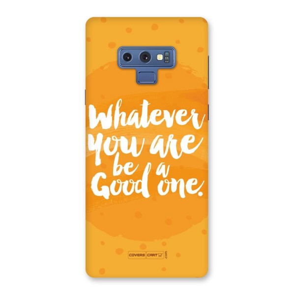 Good One Quote Back Case for Galaxy Note 9