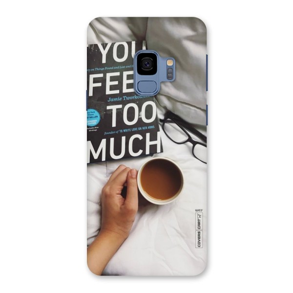 Good Reads And Coffee Back Case for Galaxy S9