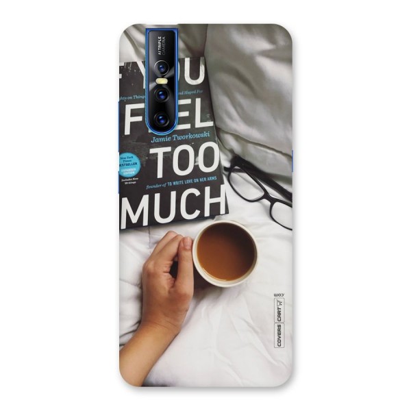 Good Reads And Coffee Back Case for Vivo V15 Pro