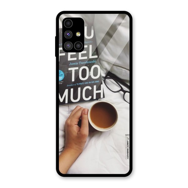 Good Reads And Coffee Glass Back Case for Galaxy M51