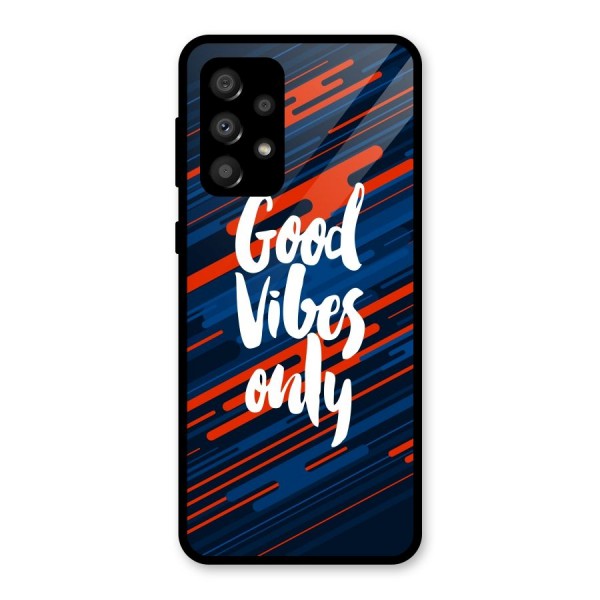 Good Vibes Only Glass Back Case for Galaxy A32