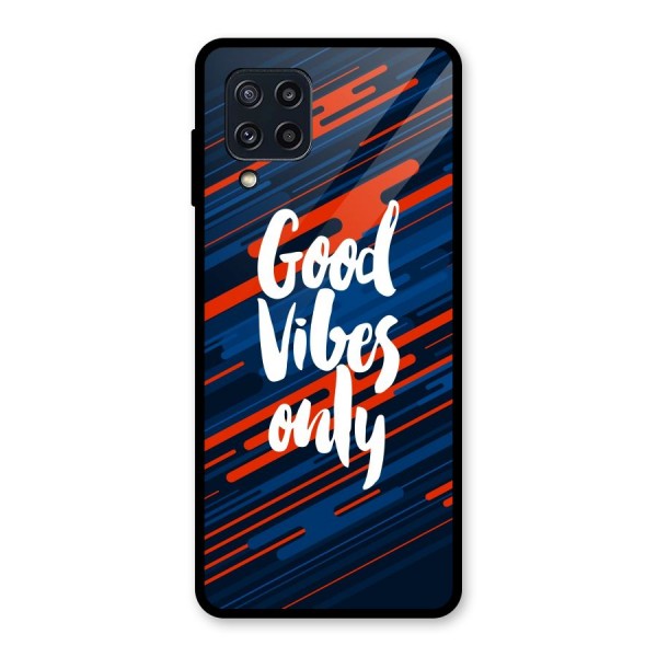 Good Vibes Only Glass Back Case for Galaxy M32