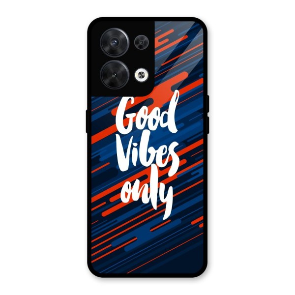 Good Vibes Only Glass Back Case for Oppo Reno8 5G