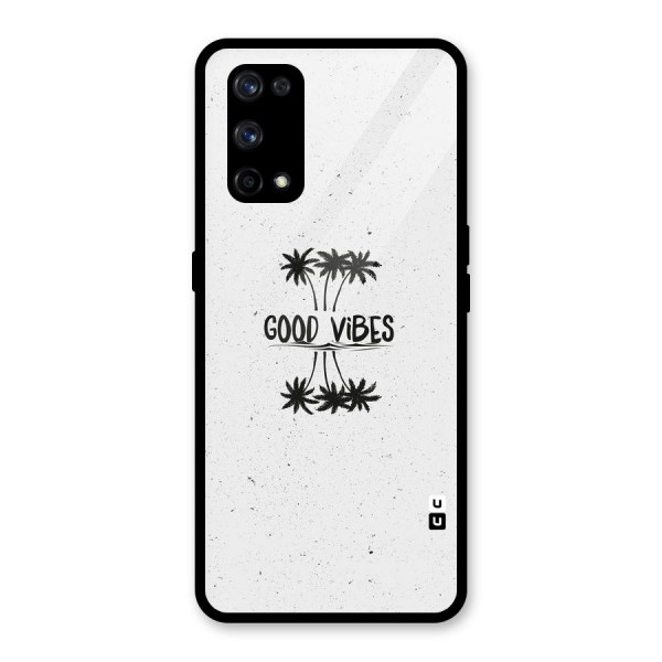 Good Vibes Rugged Glass Back Case for Realme X7 Pro