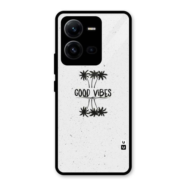 Good Vibes Rugged Glass Back Case for Vivo V25