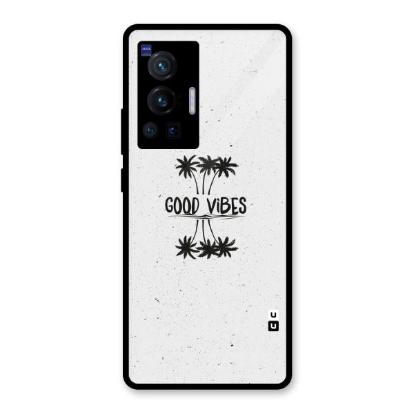 Good Vibes Rugged Glass Back Case for Vivo X70 Pro