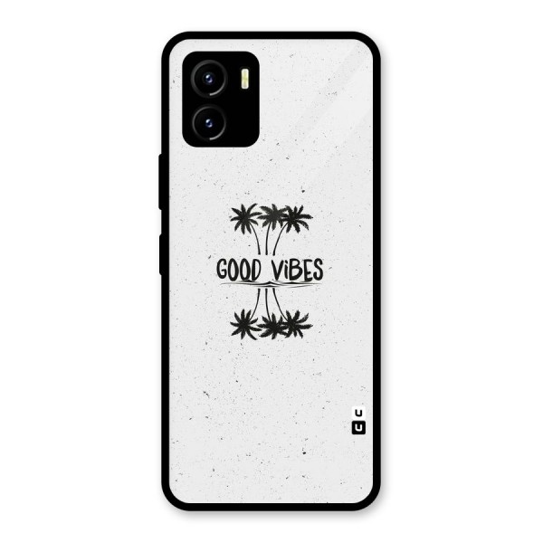 Good Vibes Rugged Glass Back Case for Vivo Y15s