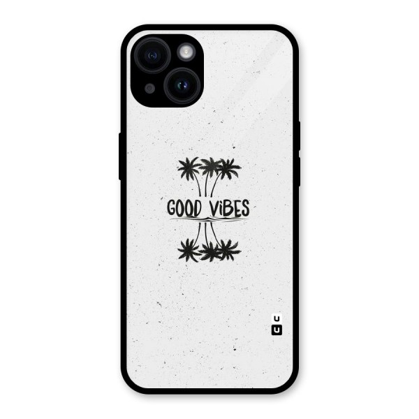 Good Vibes Rugged Glass Back Case for iPhone 14