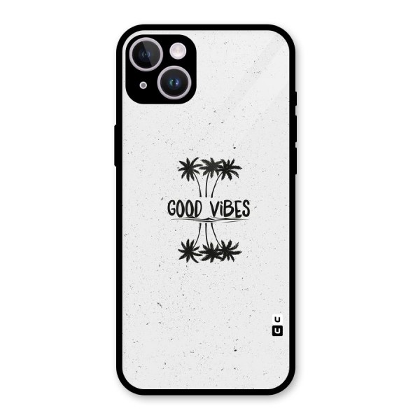 Good Vibes Rugged Glass Back Case for iPhone 14 Plus