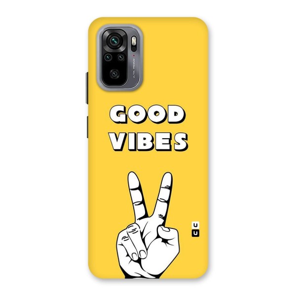 Good Vibes Victory Back Case for Redmi Note 10