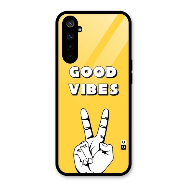 Good Vibes Victory Glass Back Case for Realme 6i