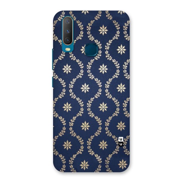 Gorgeous Gold Leaf Pattern Back Case for Vivo U10