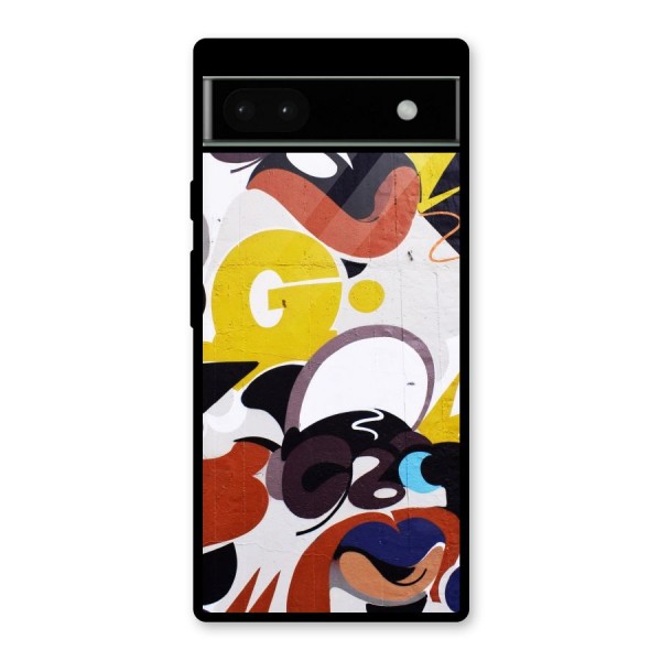 Graffiti Wall Glass Back Case for Google Pixel 6a