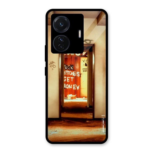 Grafitty Door Glass Back Case for Vivo T1 Pro