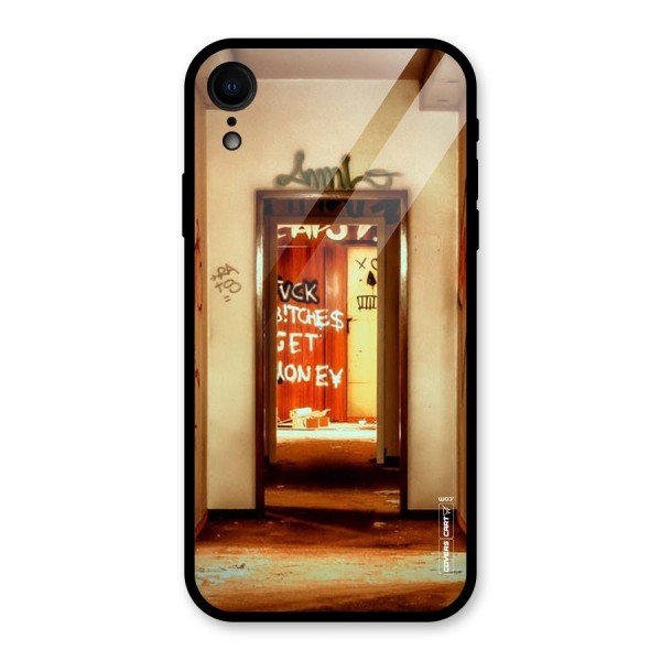 Grafitty Door Glass Back Case for XR