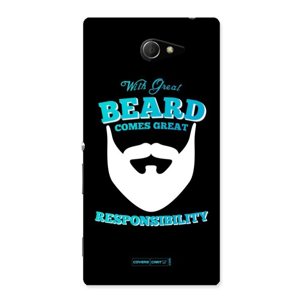 Great Beard Back Case for Sony Xperia M2