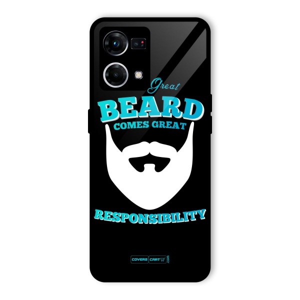 Great Beard Glass Back Case for Oppo F21s Pro 4G