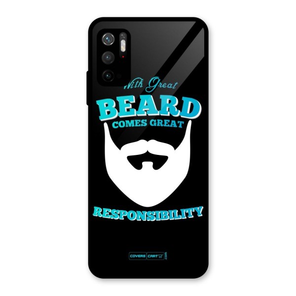 Great Beard Glass Back Case for Poco M3 Pro 5G