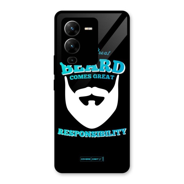 Great Beard Glass Back Case for Vivo V25 Pro