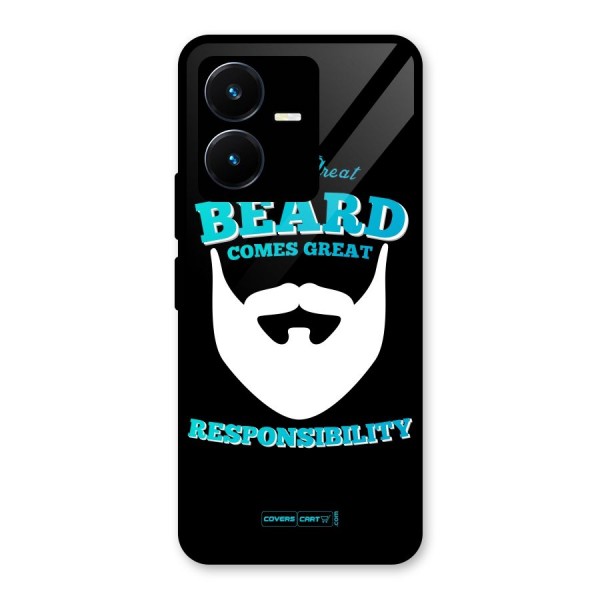 Great Beard Glass Back Case for Vivo Y22