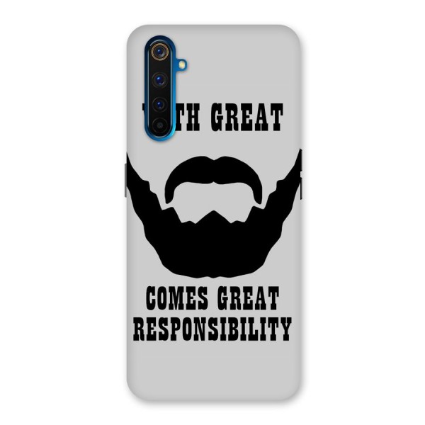 Great Beard Great Responsibility Back Case for Realme 6 Pro