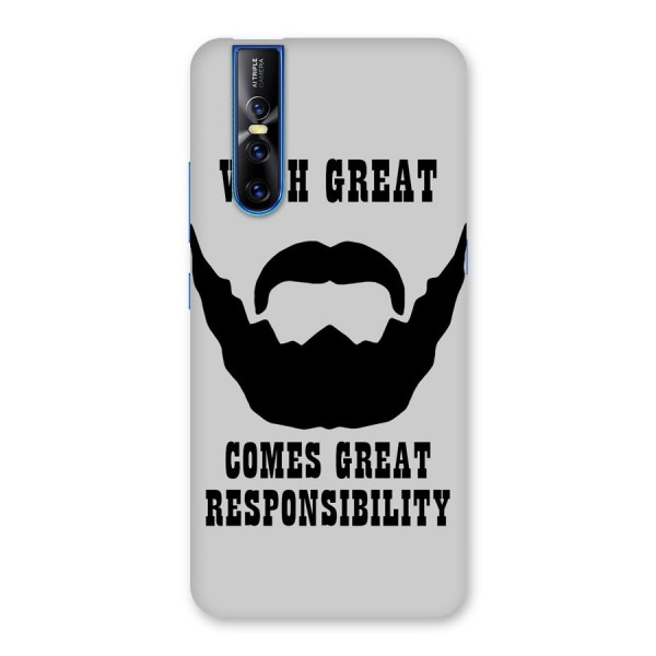 Great Beard Great Responsibility Back Case for Vivo V15 Pro