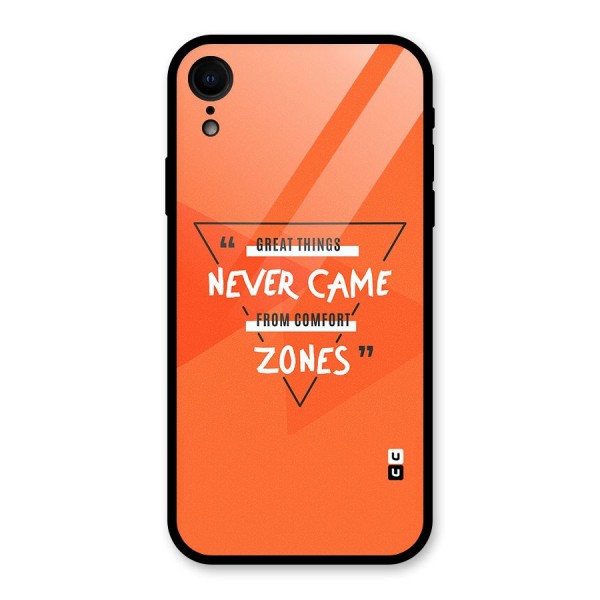 Great Things Comfort Zones Glass Back Case for XR