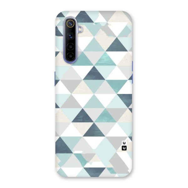 Green And Grey Pattern Back Case for Realme 6i