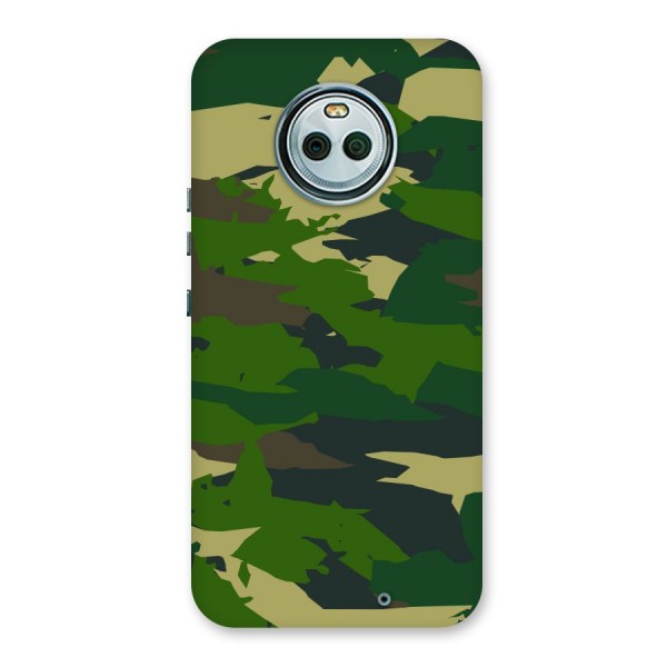 Green Camouflage Army Back Case for Moto X4